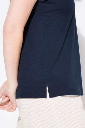 Plus size veliki brojevi Majica bez rukava okruglog ovratnika za punije