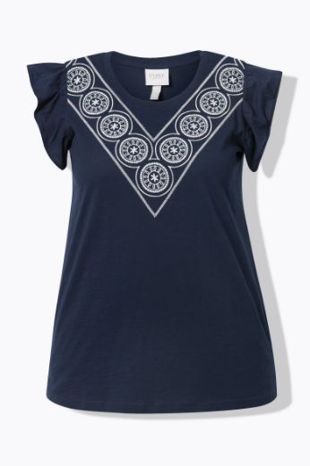 Plus size veliki brojevi Majica bez rukava okruglog ovratnika za punije