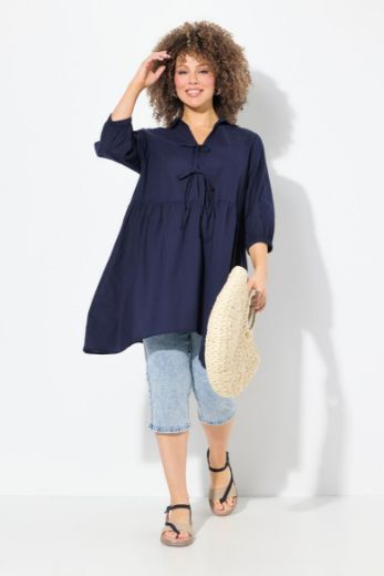 Plus size veliki brojevi Bluza 3/4 rukava dužeg A kroja za punije