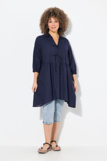 Plus size veliki brojevi Bluza 3/4 rukava dužeg A kroja za punije