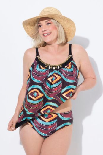 Plus size veliki brojevi Kupaći kostim tankini za punije