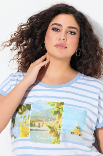 Plus size veliki brojevi Majica kratkih rukava okruglog ovratnika za punije