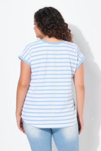 Plus size veliki brojevi Majica kratkih rukava okruglog ovratnika za punije