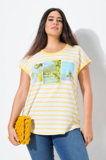 Plus size veliki brojevi Majica kratkih rukava okruglog ovratnika za punije