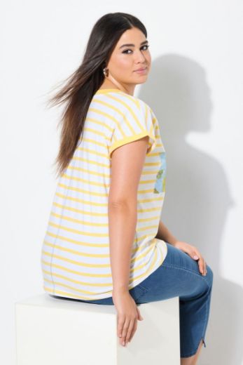 Plus size veliki brojevi Majica kratkih rukava okruglog ovratnika za punije
