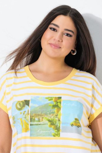 Plus size veliki brojevi Majica kratkih rukava okruglog ovratnika za punije