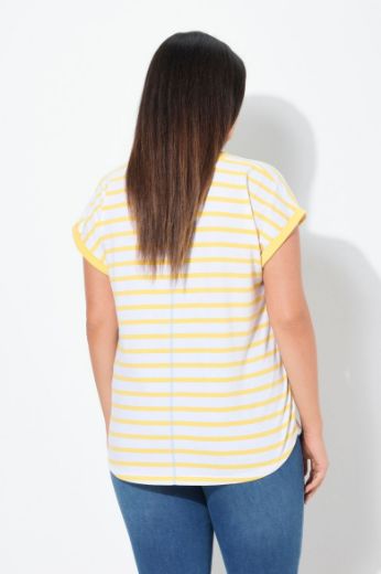 Plus size veliki brojevi Majica kratkih rukava okruglog ovratnika za punije