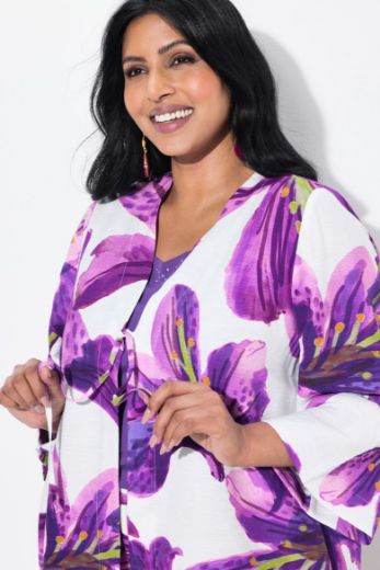 Plus size veliki brojevi Sako 3/4 rukava dužeg kroja za punije