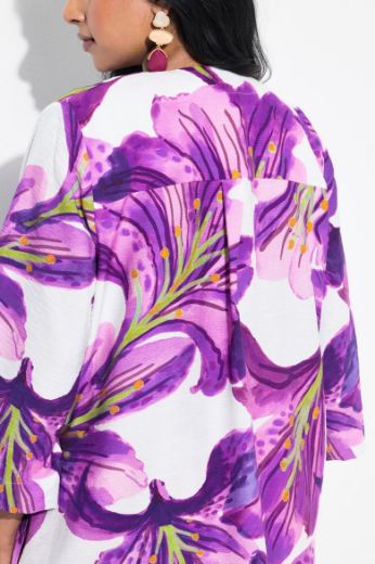 Plus size veliki brojevi Sako 3/4 rukava dužeg kroja za punije