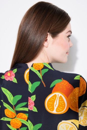 Plus size veliki brojevi Haljina maxi kratkih rukava A kroja za punije