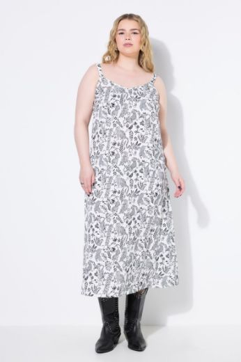 Plus size veliki brojevi Haljina maxi uskih naramenica za punije
