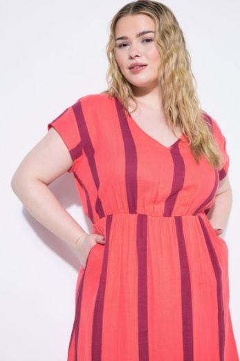 Plus size veliki brojevi Haljina midi A kroja za punije