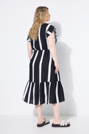 Plus size veliki brojevi Haljina midi A kroja za punije