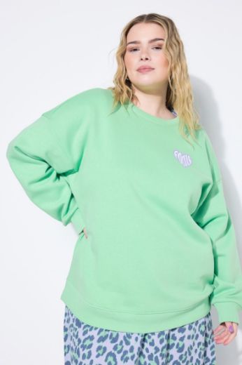 Plus size veliki brojevi Pulover dugih rukava okruglog ovratnika za punije