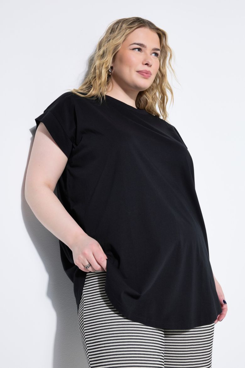 Plus size veliki brojevi Majica kratkih rukava šireg kroja za punije