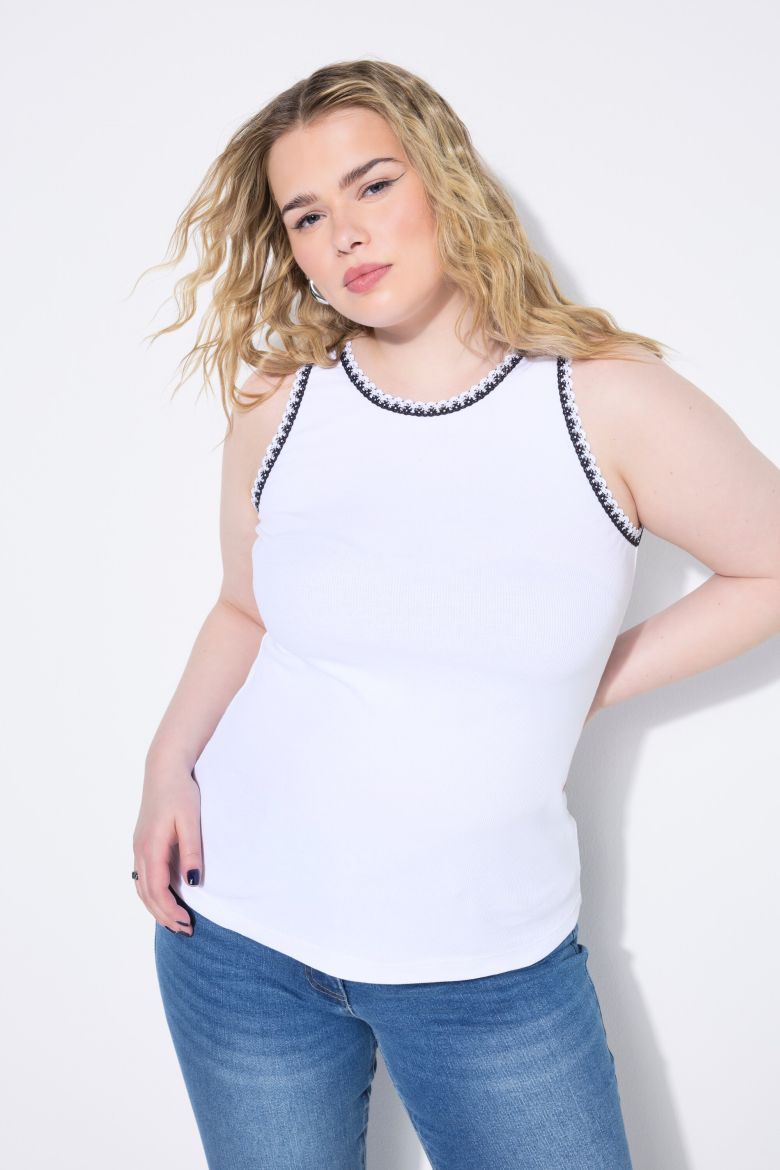 Plus size veliki brojevi Majica bez rukava za punije