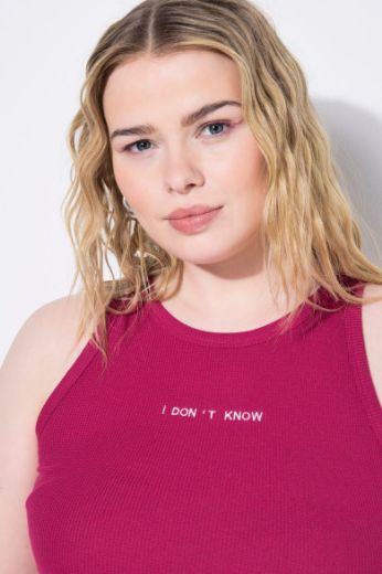 Plus size veliki brojevi Top okruglog ovratnika za punije