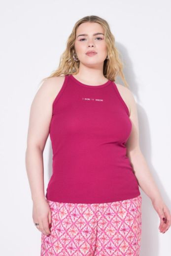 Plus size veliki brojevi Top okruglog ovratnika za punije