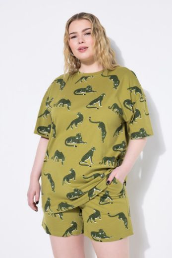 Plus size veliki brojevi Pidžama kratkih rukava i kkratkih nogavica za punije