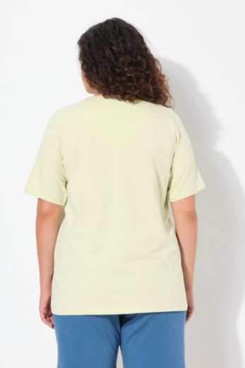 Plus size veliki brojevi Majica A kroj V ovratnik za punije