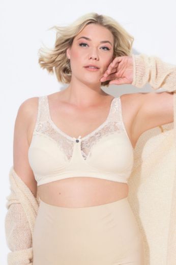 Plus size veliki brojevi Grudnjak sa širim naramenicama s dodatkom ukrasne čipke za punije