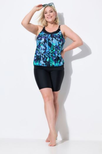 Plus size veliki brojevi Kupaći kostim Tankini s produženim nogavicama za punije