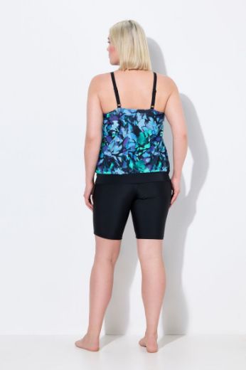 Plus size veliki brojevi Kupaći kostim Tankini s produženim nogavicama za punije