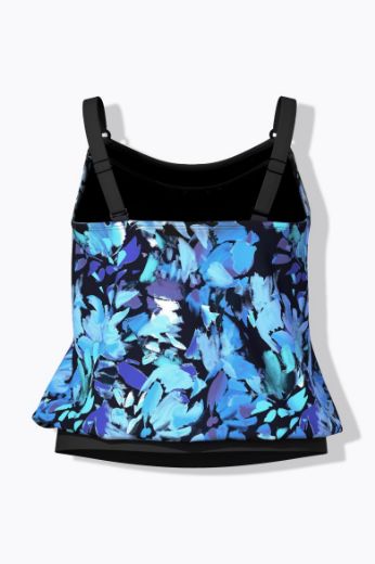Plus size veliki brojevi Kupaći kostim Tankini s produženim nogavicama za punije