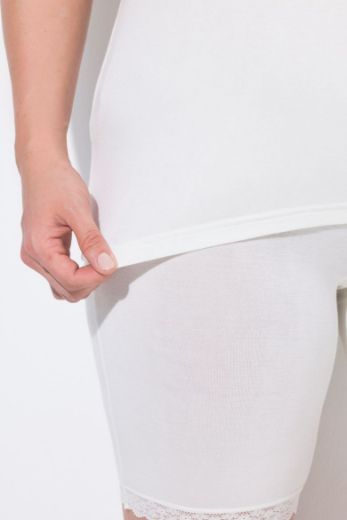 Plus size veliki brojevi Potkošulja s dodatkom čipke za punije