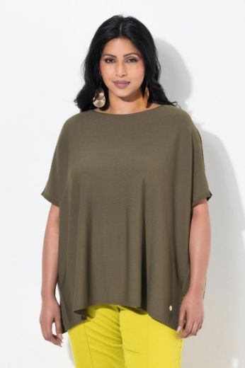 Plus size veliki brojevi Pulover sa spuštenim rukavima za punije