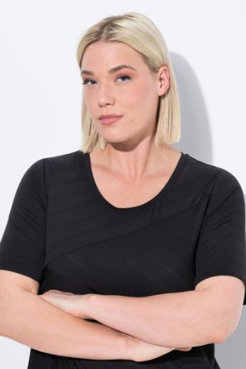 Plus size veliki brojevi Majica kratkih rukava okruglog ovratnika za punije