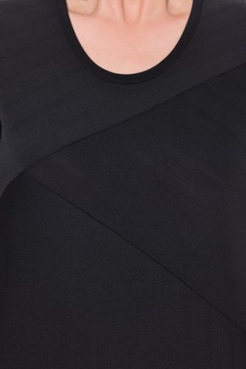 Plus size veliki brojevi Majica kratkih rukava okruglog ovratnika za punije
