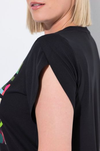 Plus size veliki brojevi Majica kratkih rukava sportska s natpisom za punije