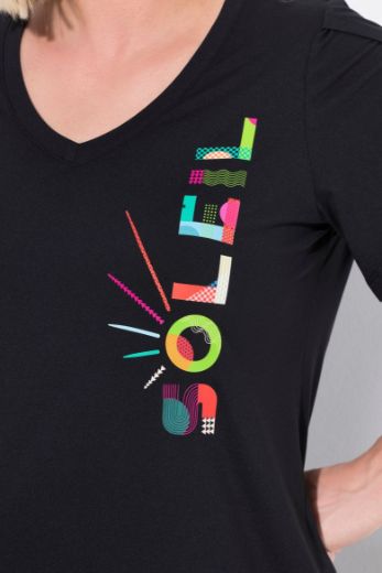 Plus size veliki brojevi Majica kratkih rukava sportska s natpisom za punije