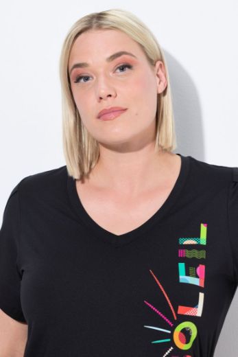 Plus size veliki brojevi Majica kratkih rukava sportska s natpisom za punije