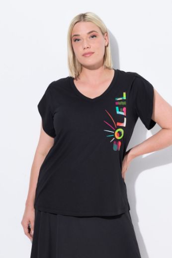 Plus size veliki brojevi Majica kratkih rukava sportska s natpisom za punije
