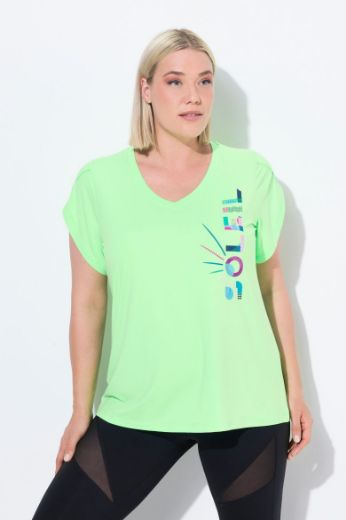 Plus size veliki brojevi Majica kratkih rukava sportska s natpisom za punije