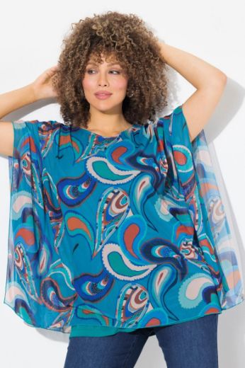 Plus size veliki brojevi Bluza dvoslojna za punije