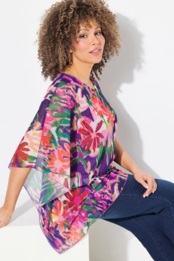 Plus size veliki brojevi Bluza dvoslojna za punije