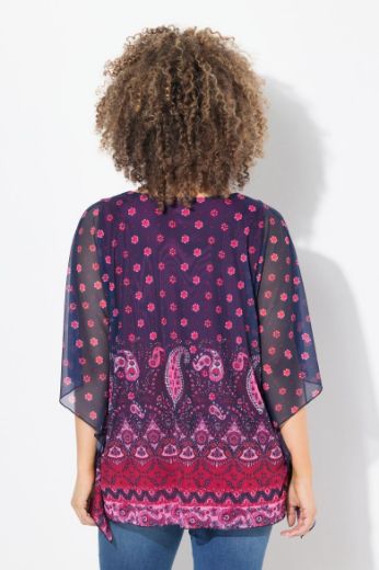 Plus size veliki brojevi Bluza dvoslojna za punije