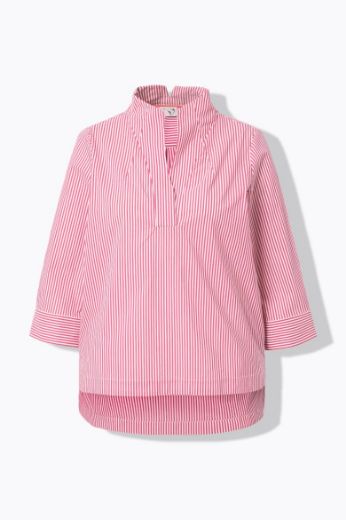 Plus size veliki brojevi Bluza 3/4 rukava na pruge za punije
