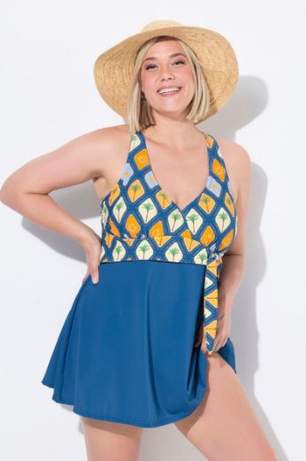 Plus size veliki brojevi Kupaći kostim haljina mekih košarica za punije