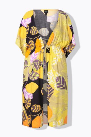 Plus size veliki brojevi Kaftan kratkih rukava V ovratnika za punije