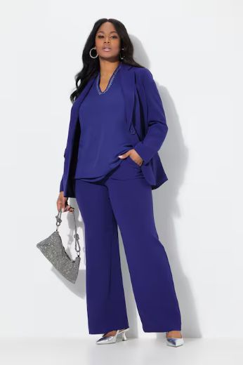 Plus size veliki brojevi Hlače šireg modela nogavica za punije