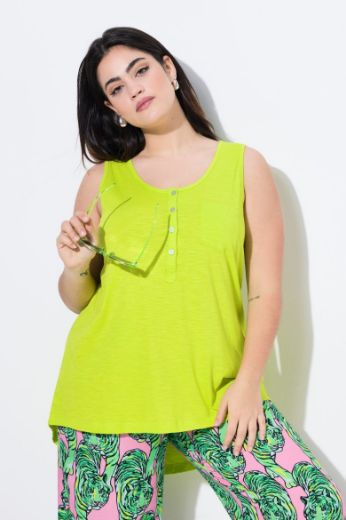 Plus size veliki brojevi Majica bez rukava okruglog ovratnika za punije