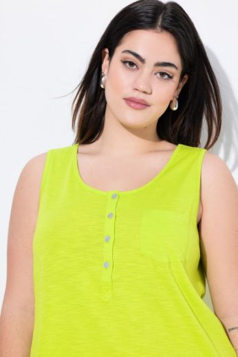 Plus size veliki brojevi Majica bez rukava okruglog ovratnika za punije