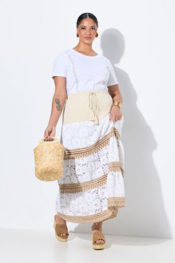 Plus size veliki brojevi Suknja maxi A kroja za punije
