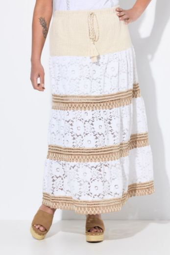 Plus size veliki brojevi Suknja maxi A kroja za punije