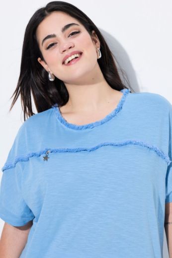 Plus size veliki brojevi Majica kratkih rukava okruglog ovratnika za punije