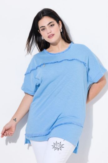 Plus size veliki brojevi Majica kratkih rukava okruglog ovratnika za punije